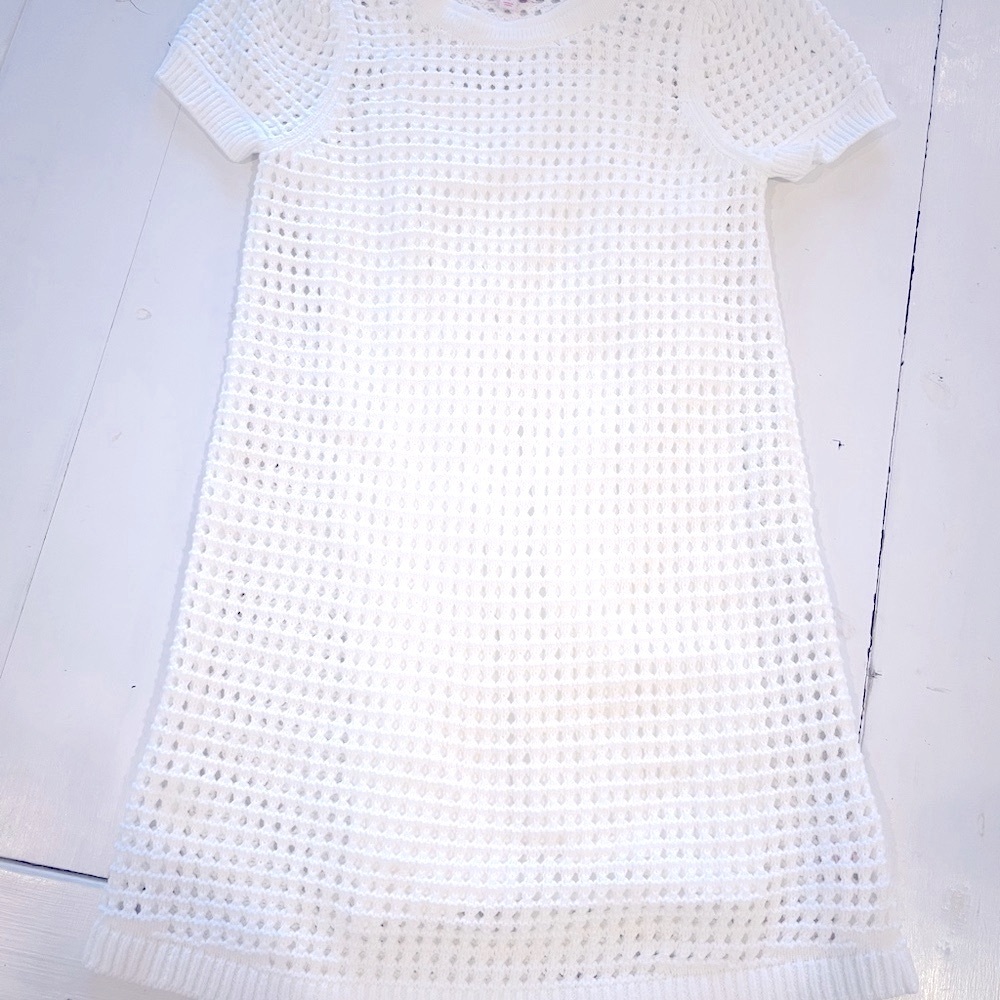 Design History Cream Sheath Dress Puff Sleeve Casual